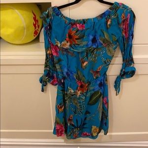 Parker off the shoulder dress